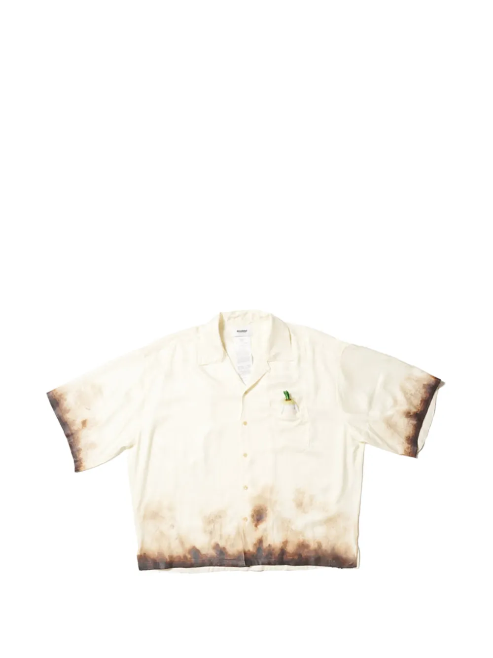 Doublet mud-print shirt - Bianco