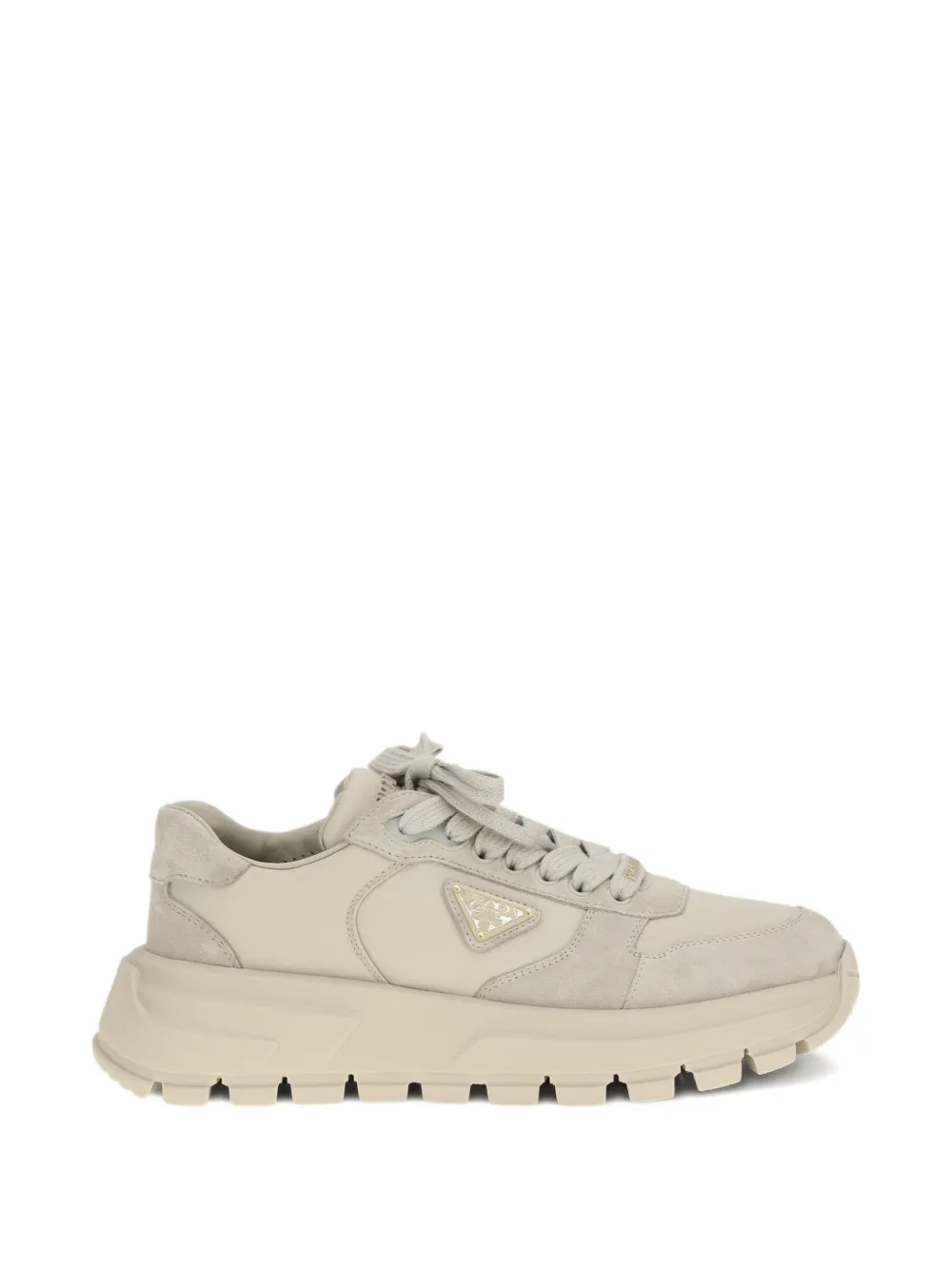 Prada Prax 2.0 triangle-logo sneakers Beige