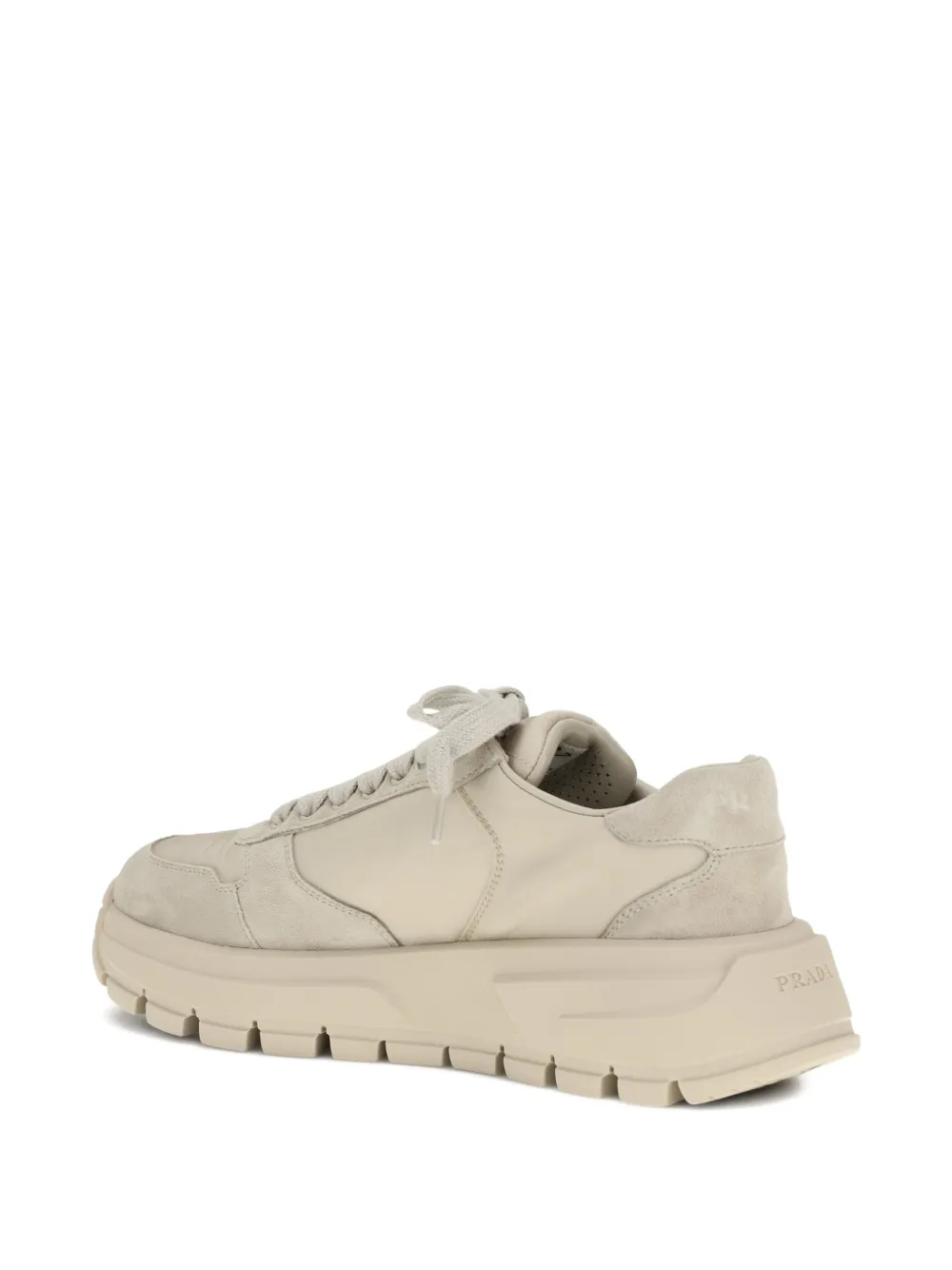 Prada Prax 2.0 triangle-logo sneakers Beige