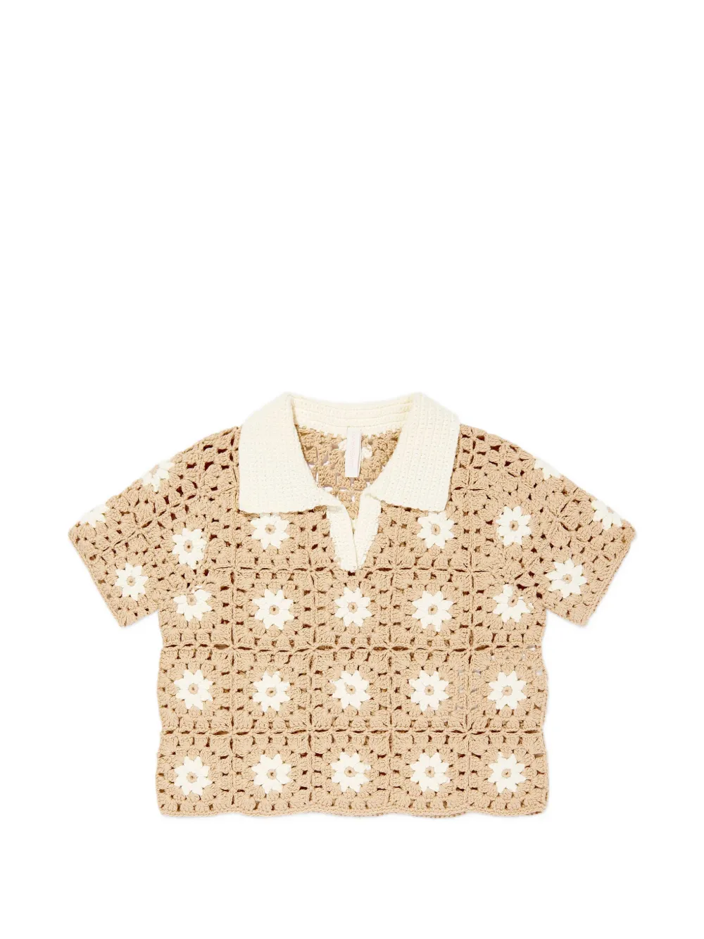 ZIMMERMANN Kids crochet-floral top - Toni neutri