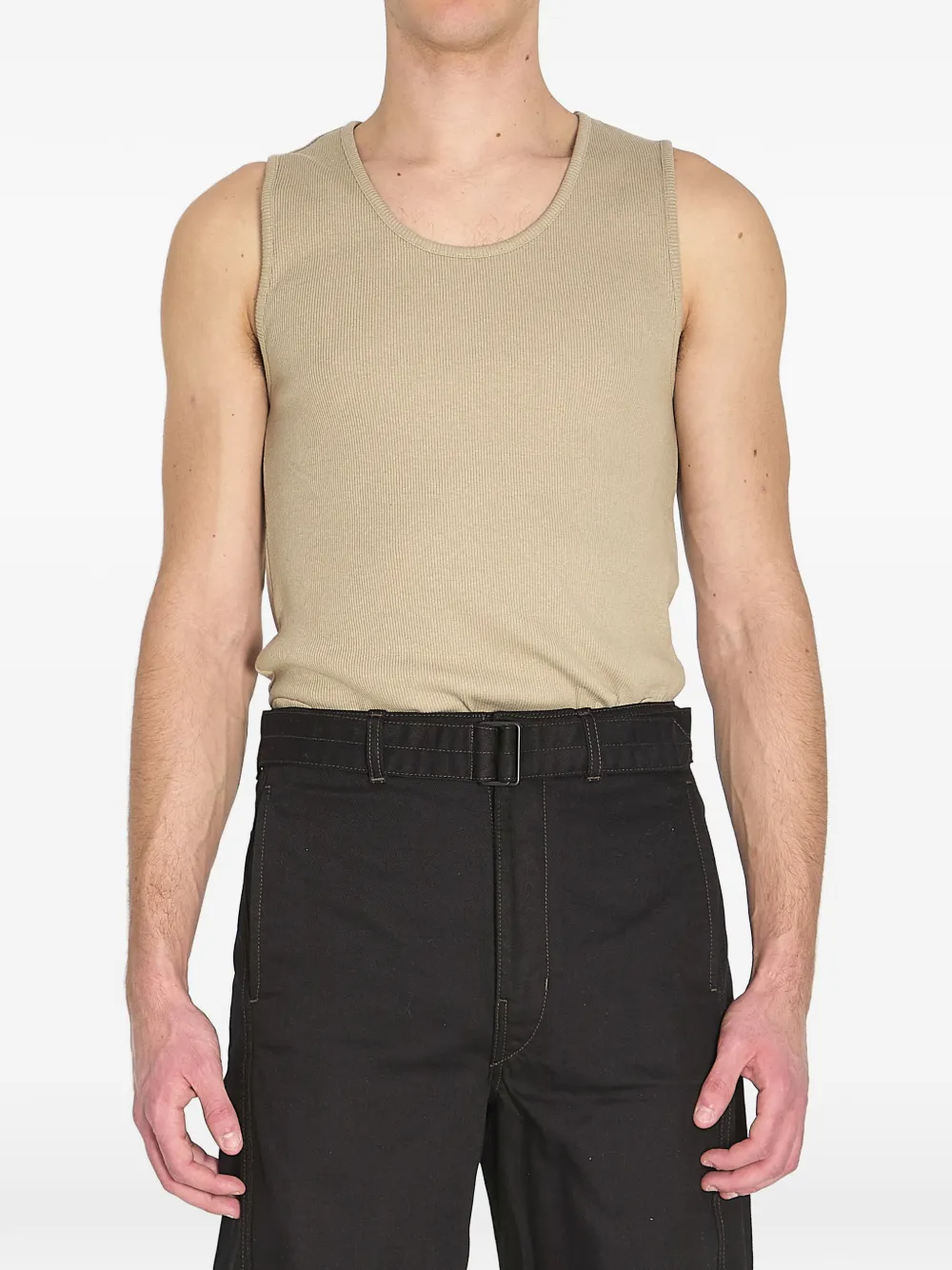 LEMAIRE ribbed tank top - Toni neutri