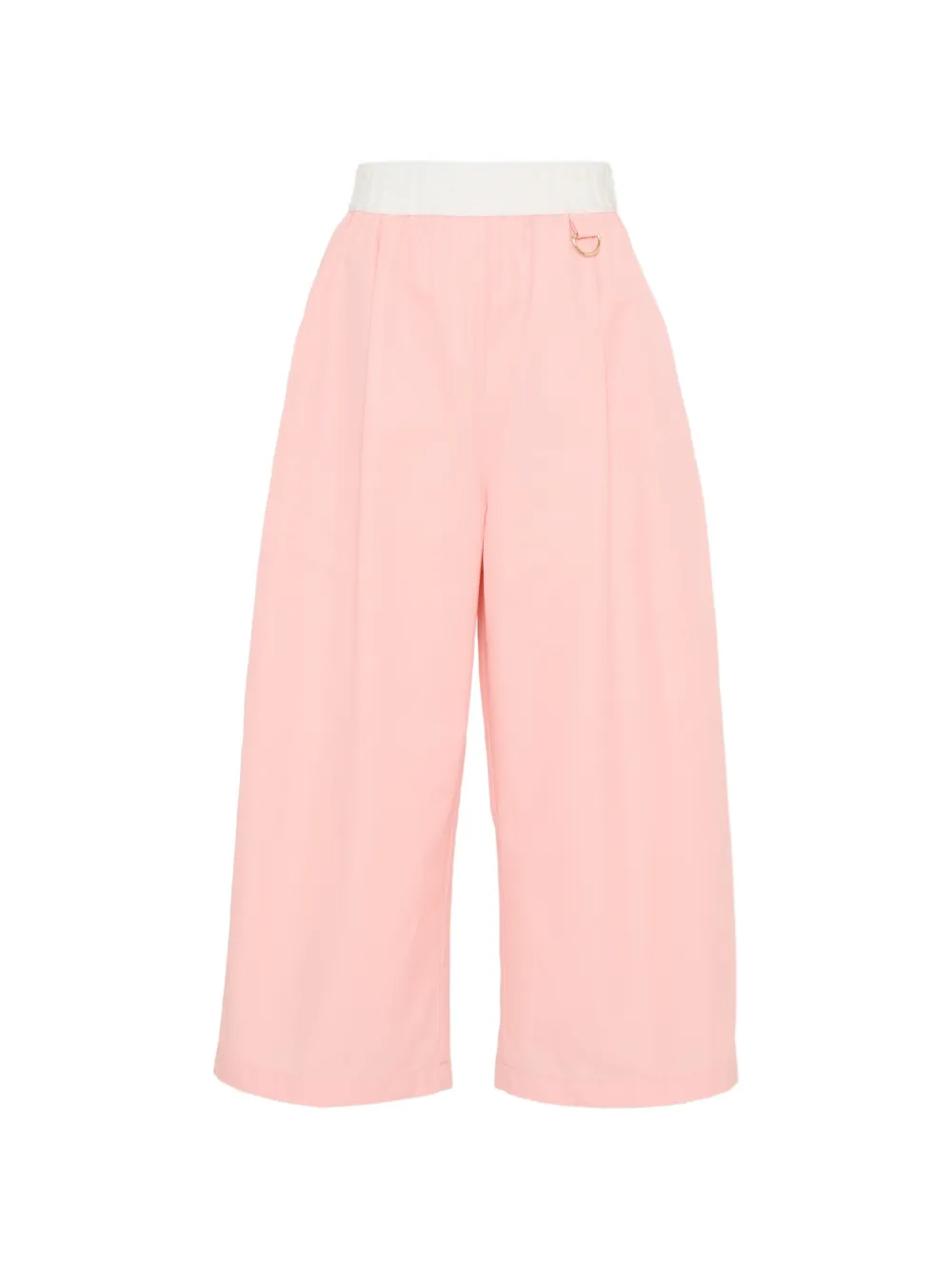Fendi Kids Broek met buideldetail Roze