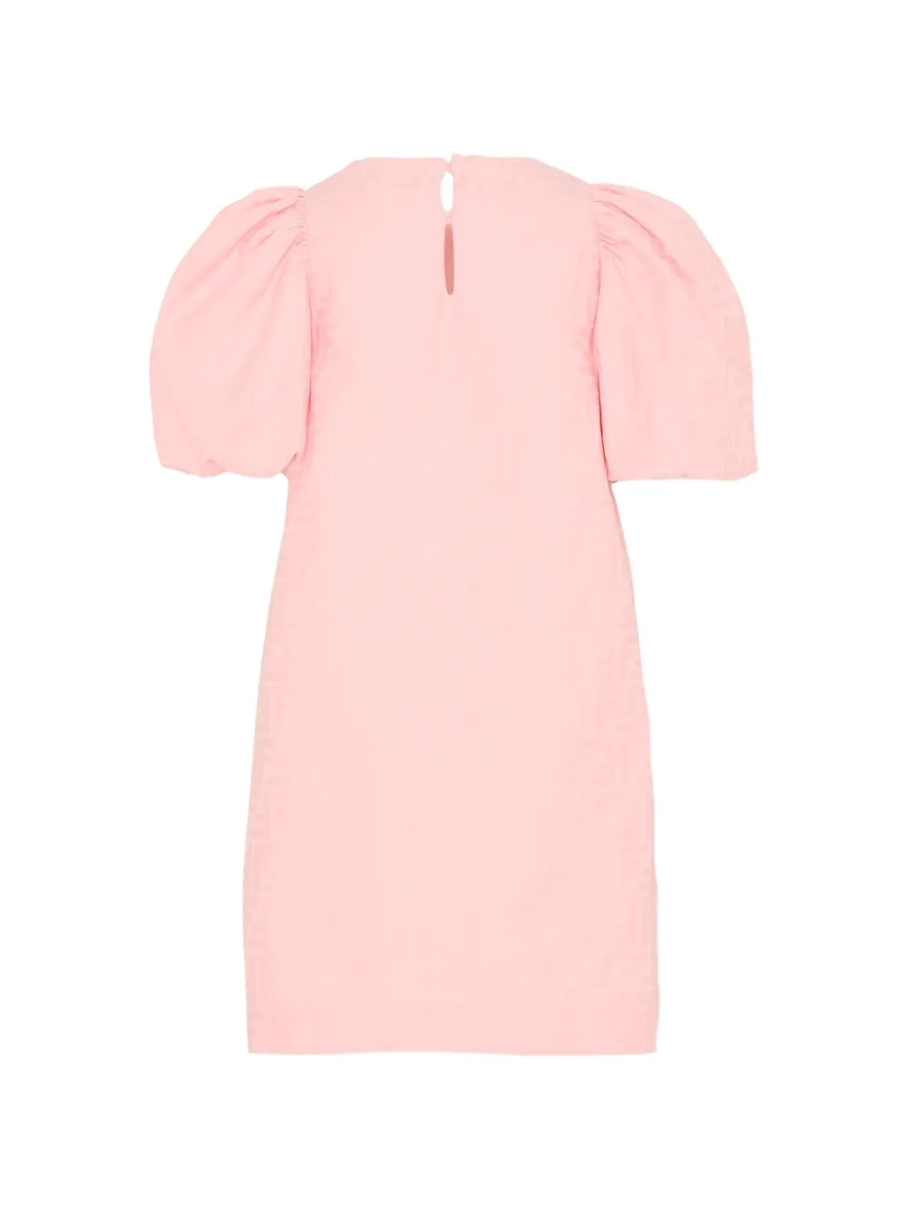 Fendi Kids Jurk met pofmouwen Roze