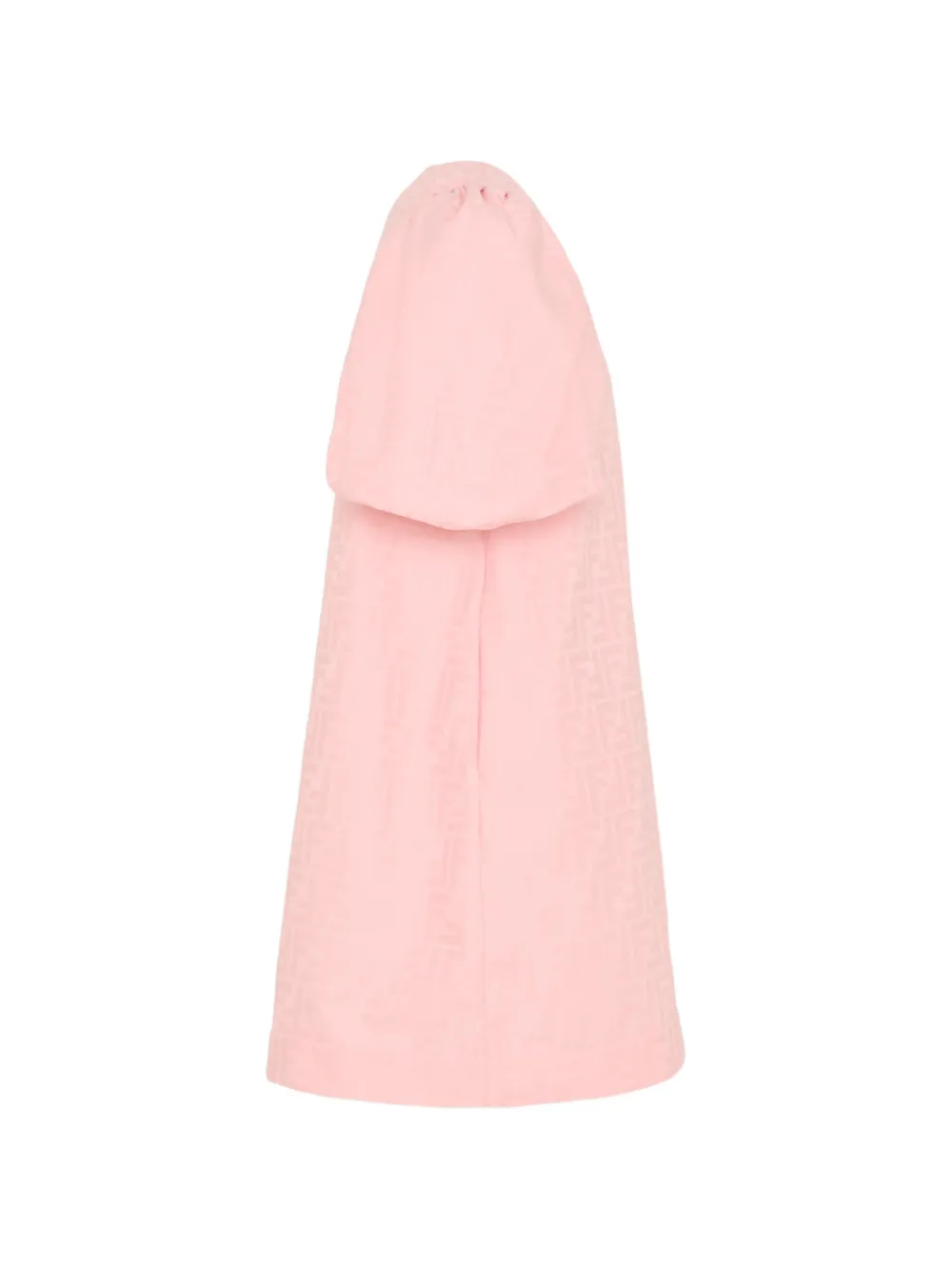 Fendi Kids Jurk met pofmouwen Roze
