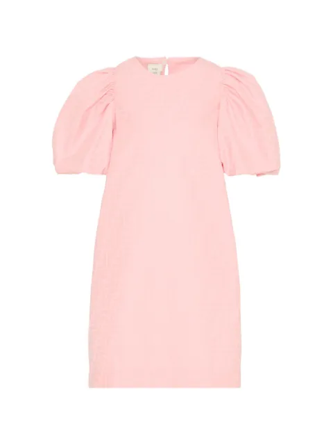 Fendi Kids puff-sleeve pattern dress
