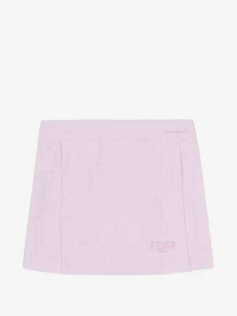 Fendi Kids logo-detail skirt