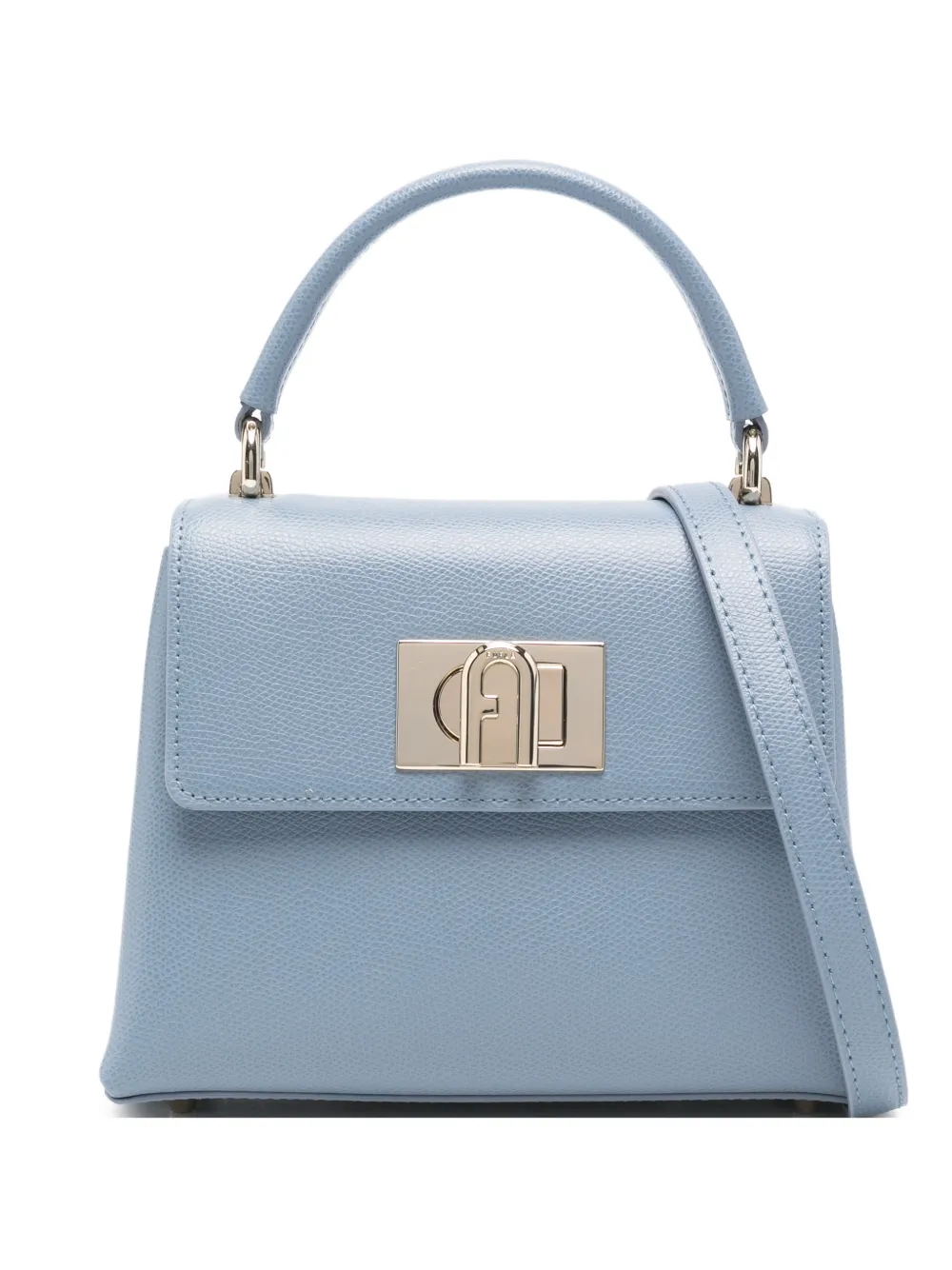 Furla 1927 logo-plaque tote bag - Blu