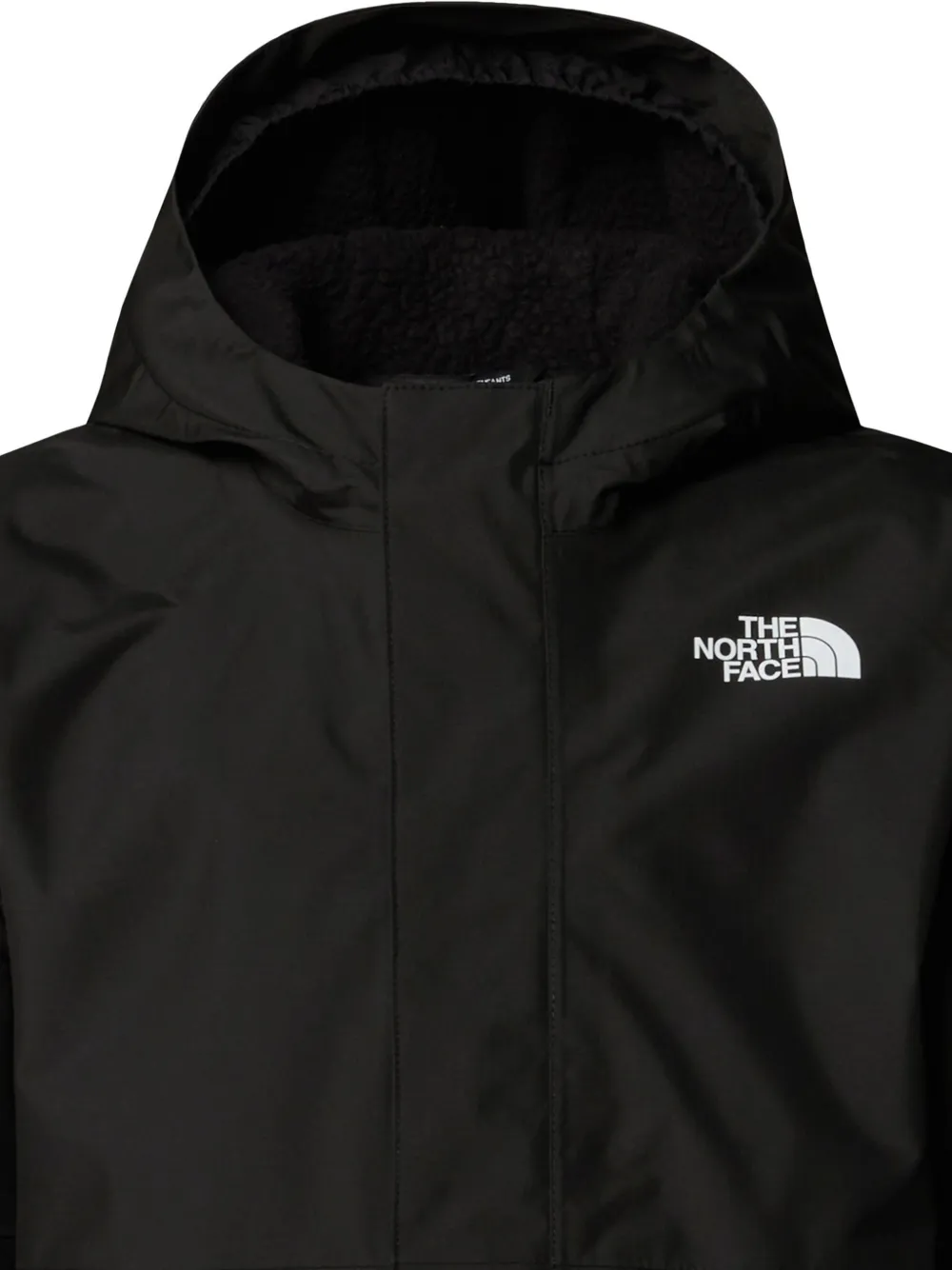 The North Face Kids Jack met logodetail Zwart