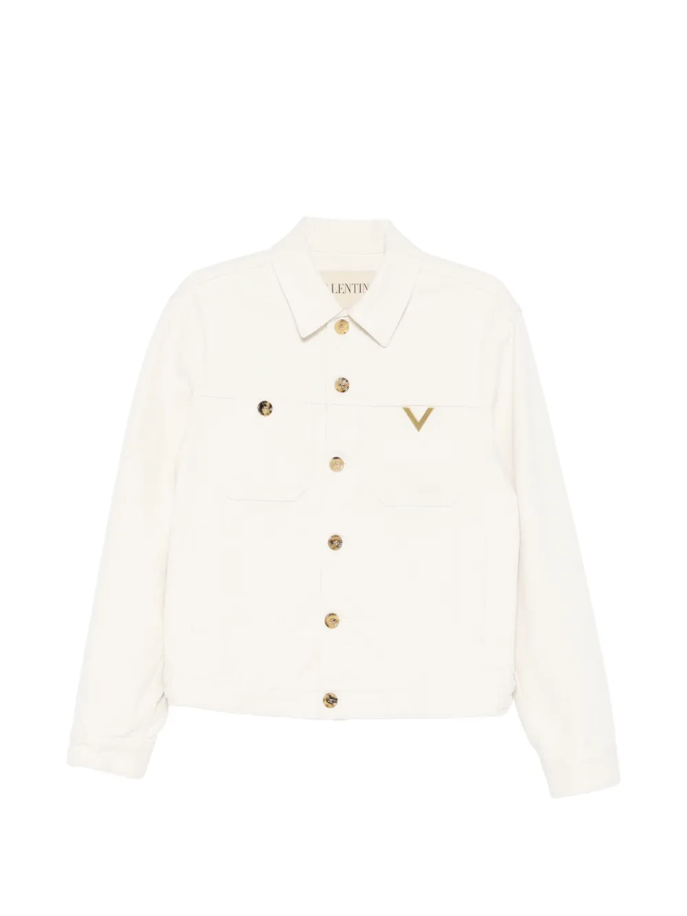 Valentino Garavani buttoned jacket - Toni neutri