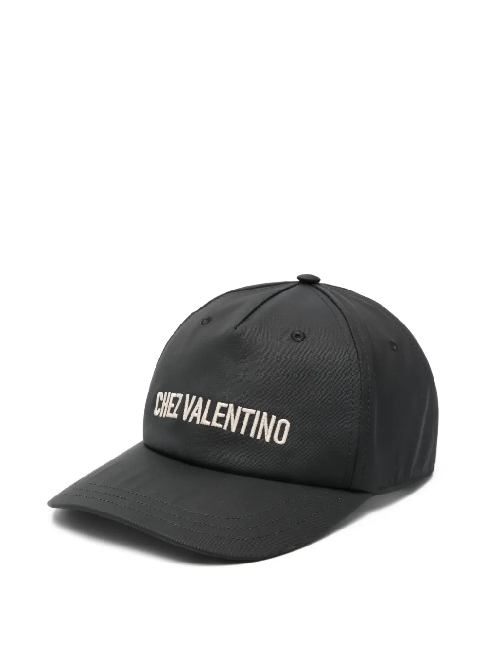 Valentino Garavani Chez Valentino embroidered baseball cap - Nero