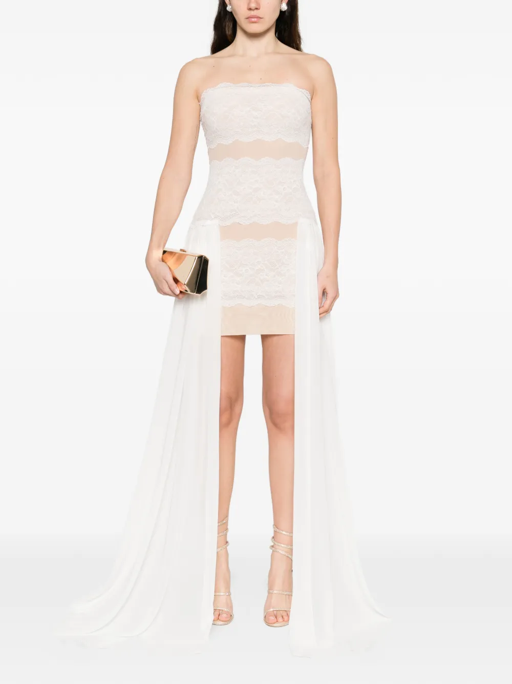  Blumarine Strapless Mini Dress - Pink 