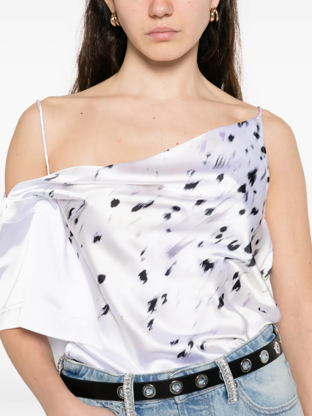 IRO Gedrapeerde blouse Wit