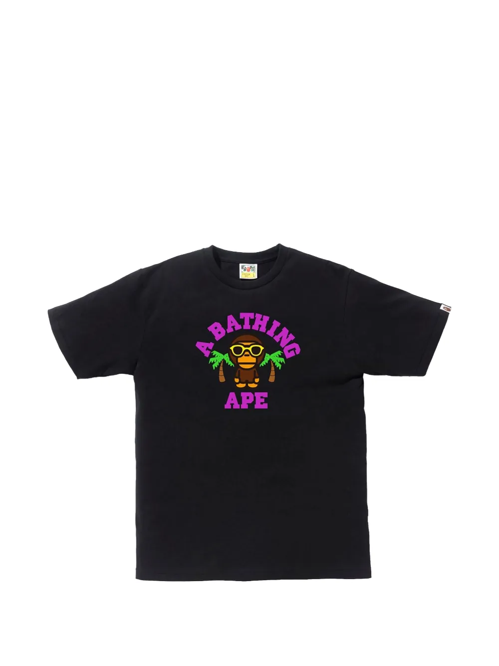 A BATHING APE® T-shirt Milo College Summer - Nero