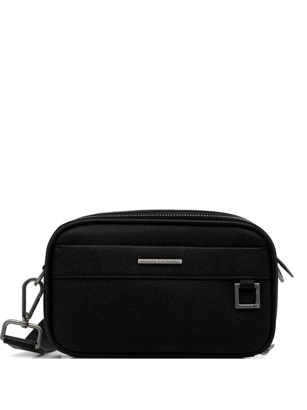 Armani Exchange logo-plaque messenger bag - Nero