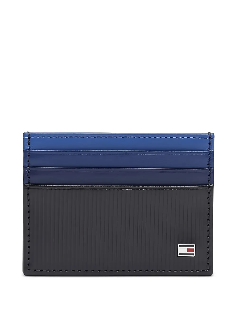 Tommy Hilfiger Kartenetui mit Flaggendetail - Schwarz
