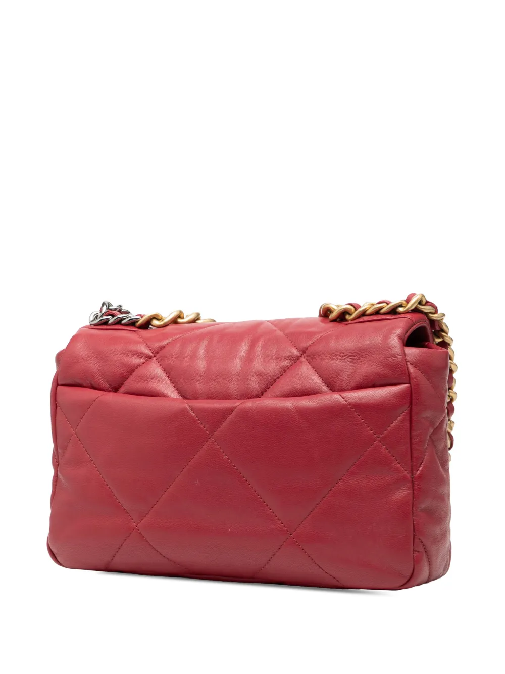 2019 Medium Lambskin 19 Flap Satchel