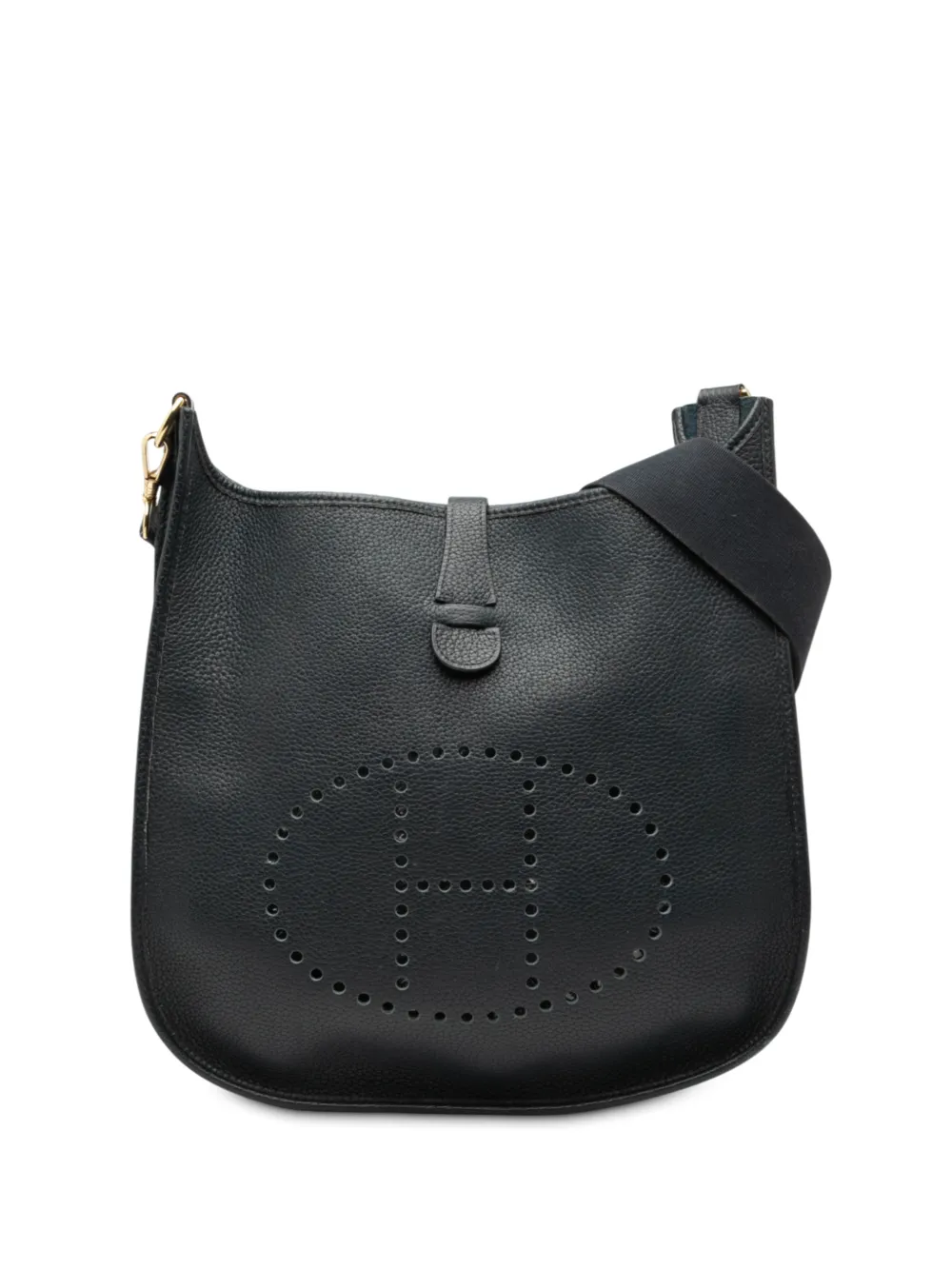 Hermès Pre-Owned 1998 Clemence Evelyne I GM crossbody bag - Blu