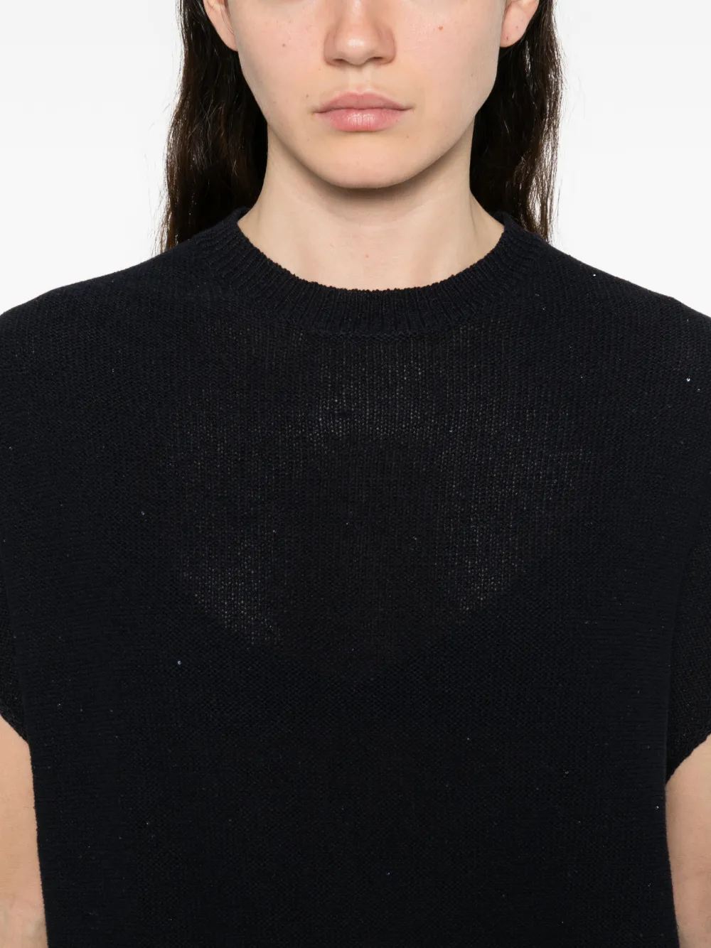 Fabiana Filippi Geperforeerde top Blauw