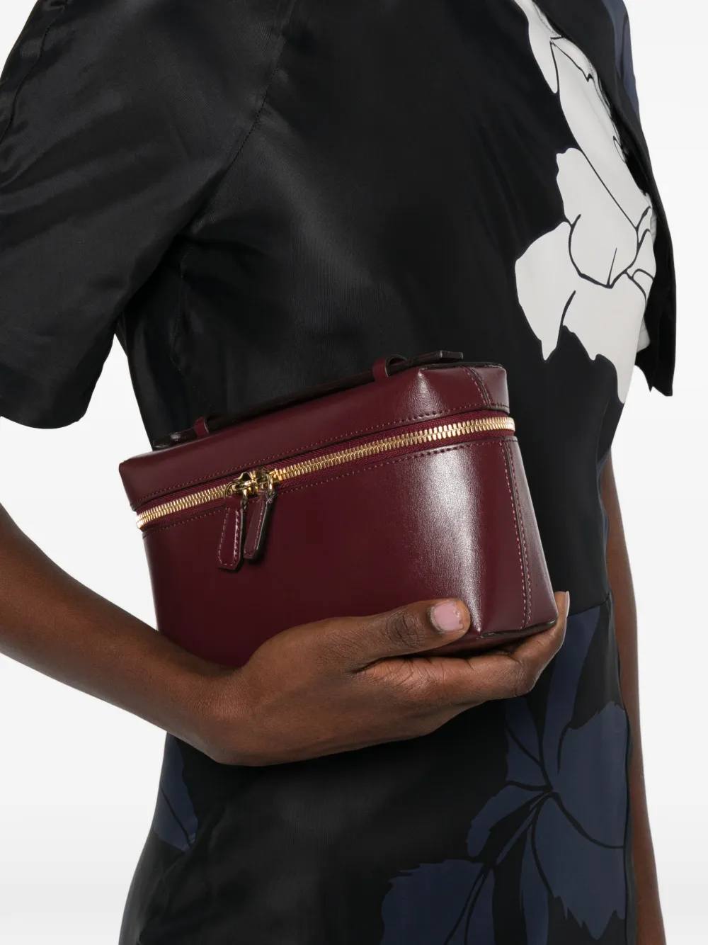  Victoria Beckham Vanity Zip-round Mini Bag - Red 