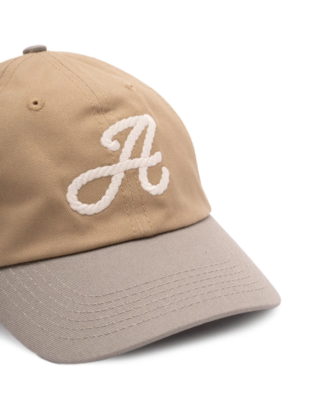  Autry Embroidered Two-tone Baseball Cap - Neutrals 