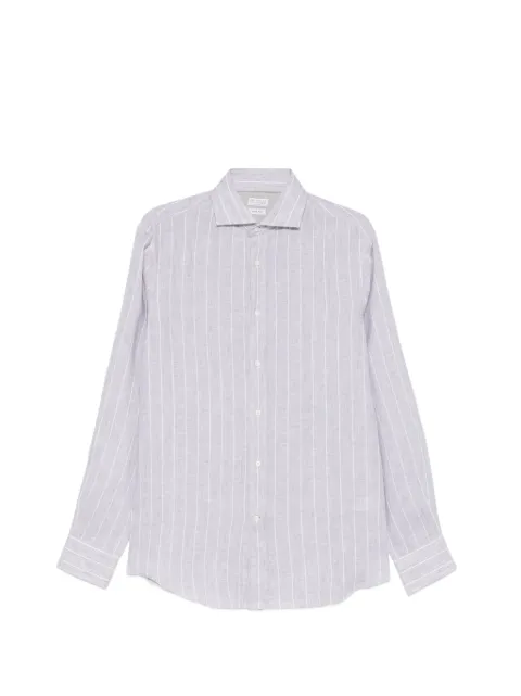 Brunello Cucinelli stribet skjorte