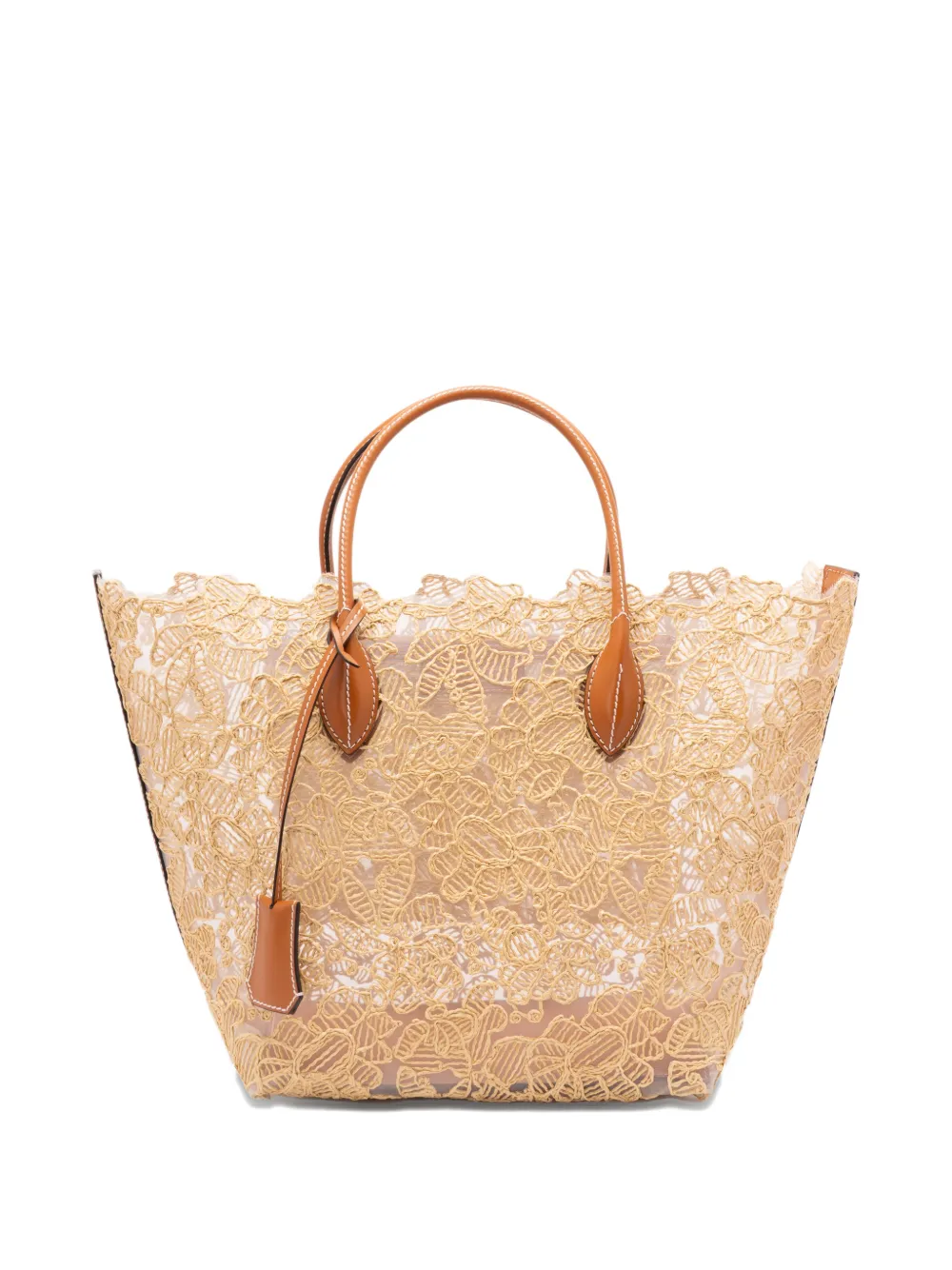 Ermanno Scervino floral shoulder bag - Toni neutri