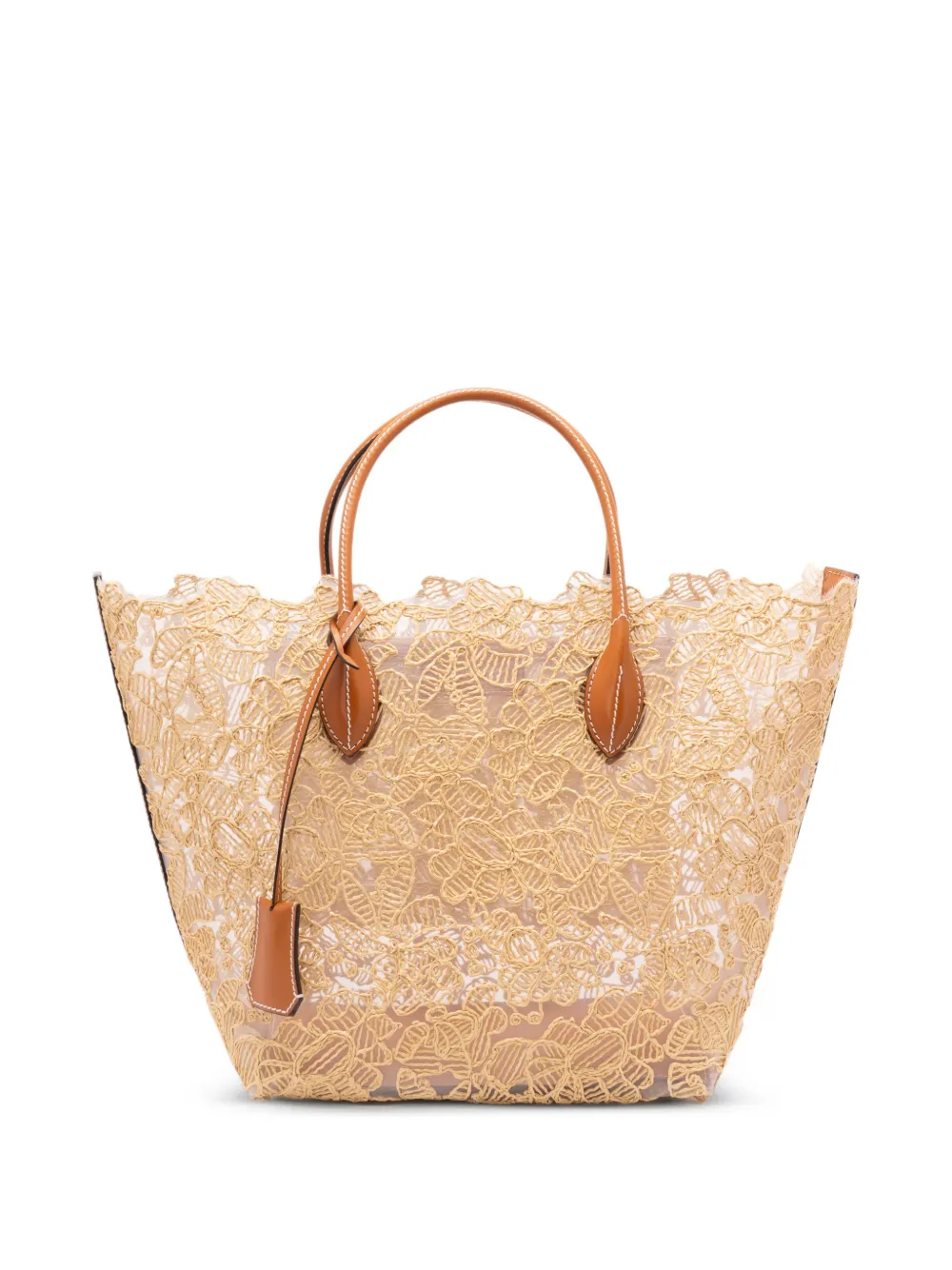 Ermanno Scervino floral shoulder bag - Toni neutri