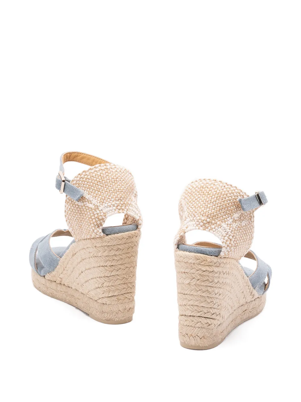 Castañer Bruna 8 002 criss-cross ankle-strap espadrilles Blauw