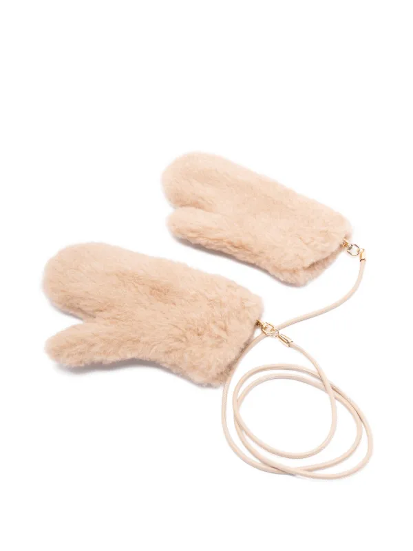 Max Mara Handschuhe Mit Riemendetail | Nude | FARFETCH AT