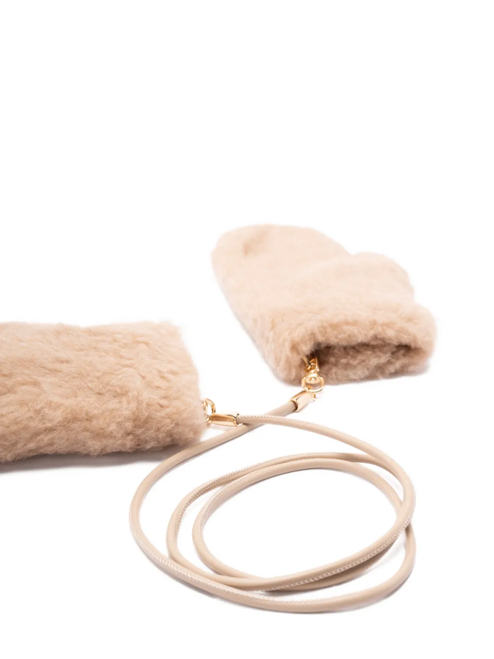 Max Mara Handschoenen met bandje Beige