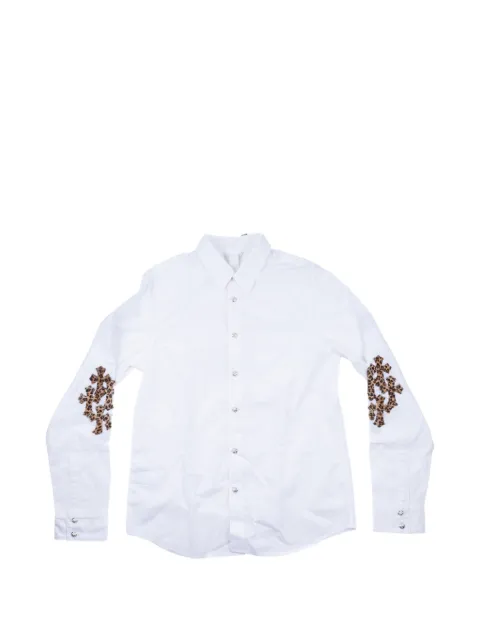 Chrome Hearts cross-embroidered shirt