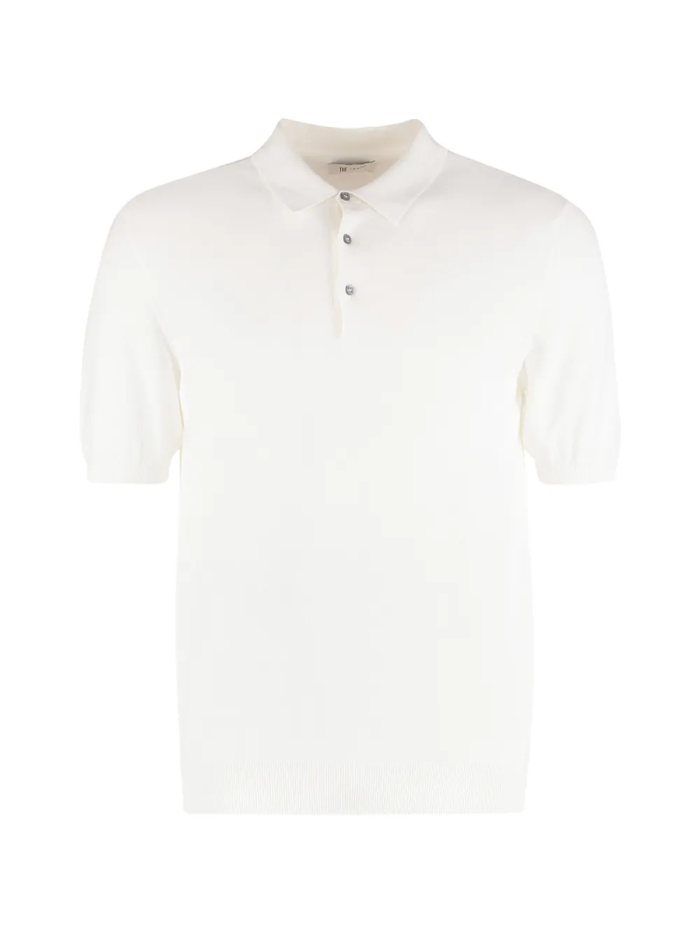 THE (Alphabet) cotton polo shirt - Bianco