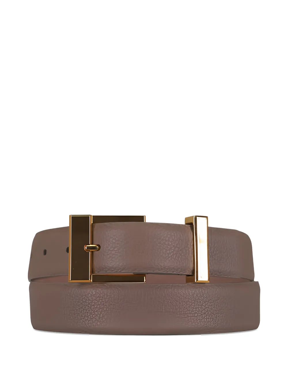 KHAITE Manhattan gold-tone buckle belt - Toni neutri