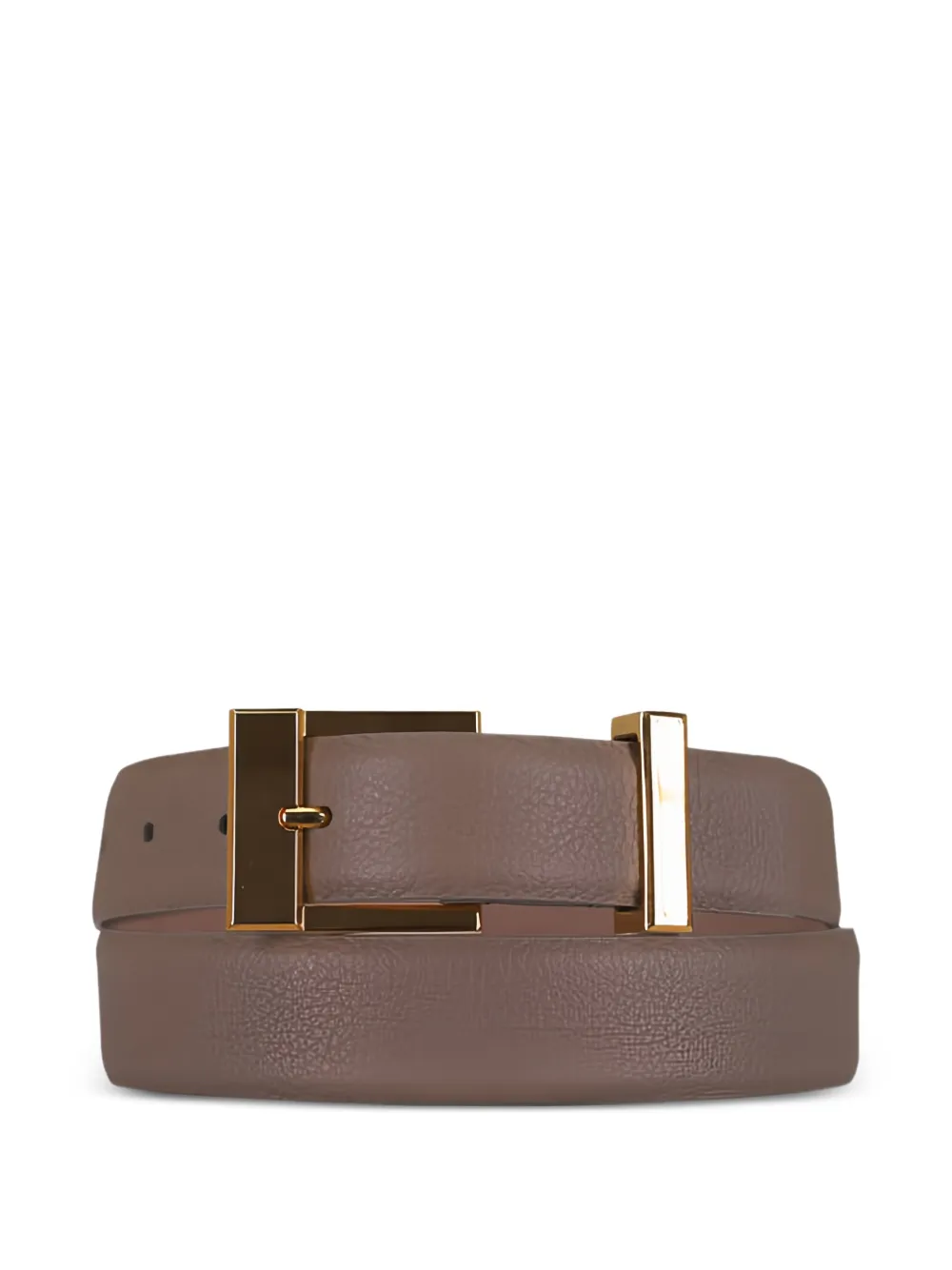 KHAITE Manhattan gold-tone buckle belt - Toni neutri