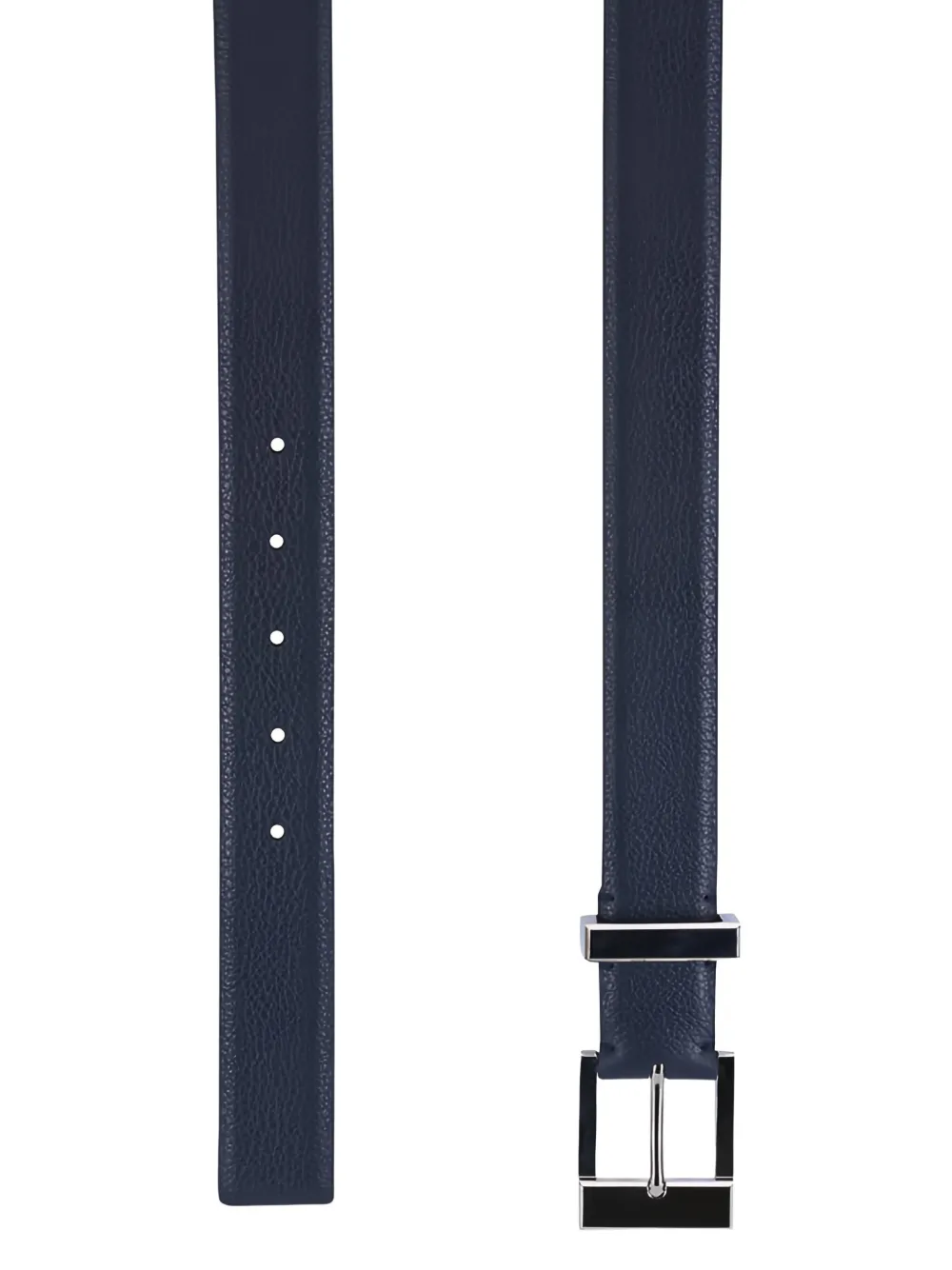 KHAITE Manhattan leren gespriem Blauw