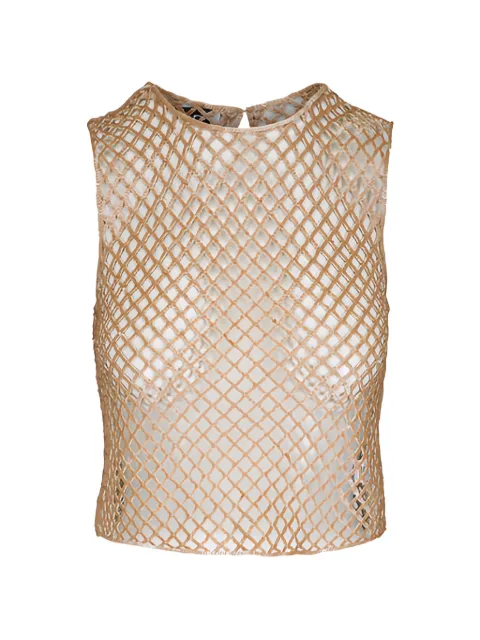 TWP Olive sequin  sleeveless top