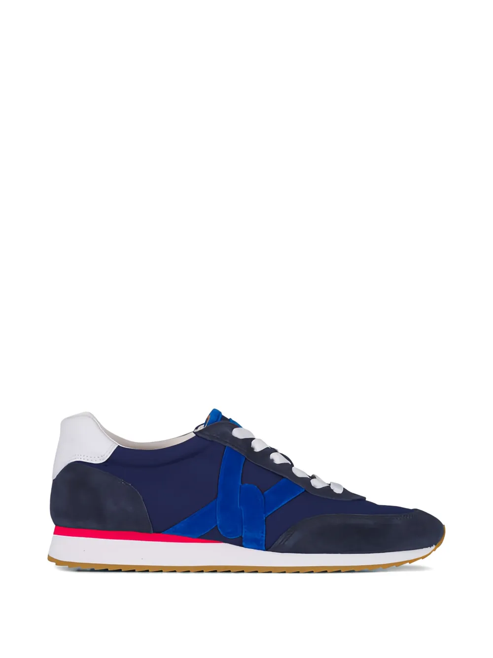 Veronica Beard suede lace-up trainers - Blu