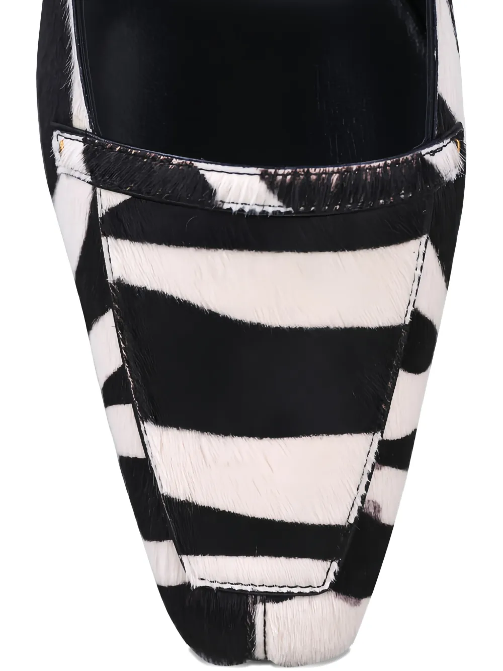 KHAITE Celia zebra-print pumps Wit