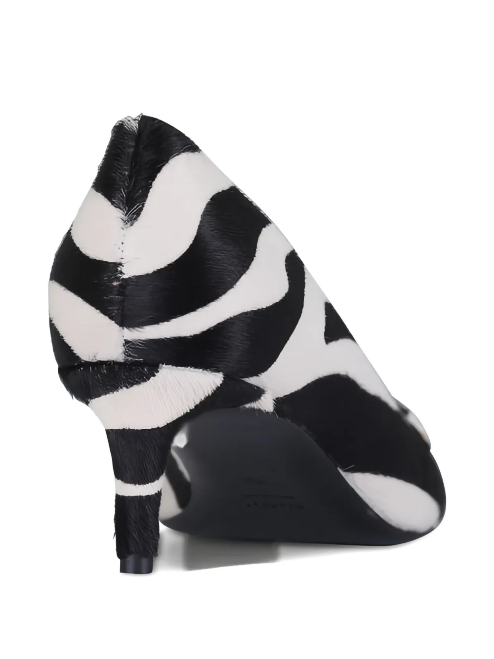 KHAITE Celia zebra-print pumps Wit