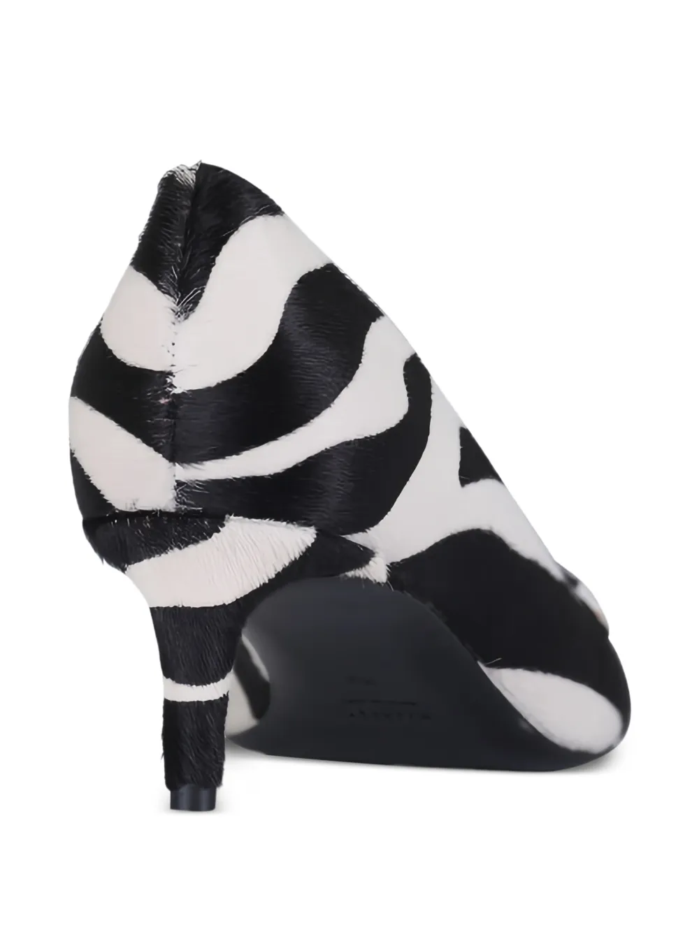KHAITE Celia pumps met zebraprint Wit