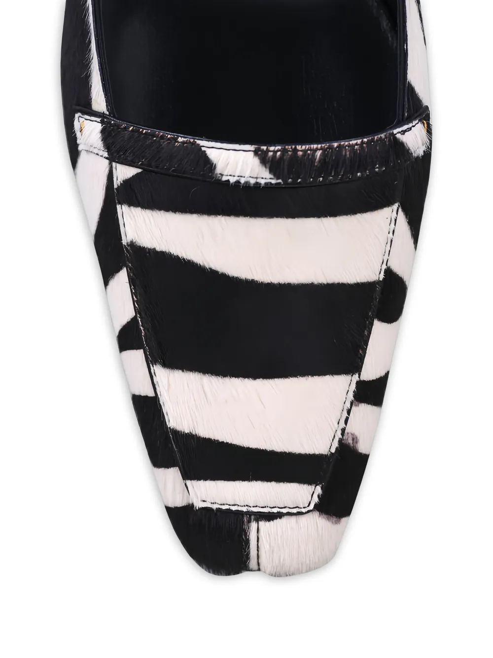 KHAITE Celia pumps met zebraprint Wit
