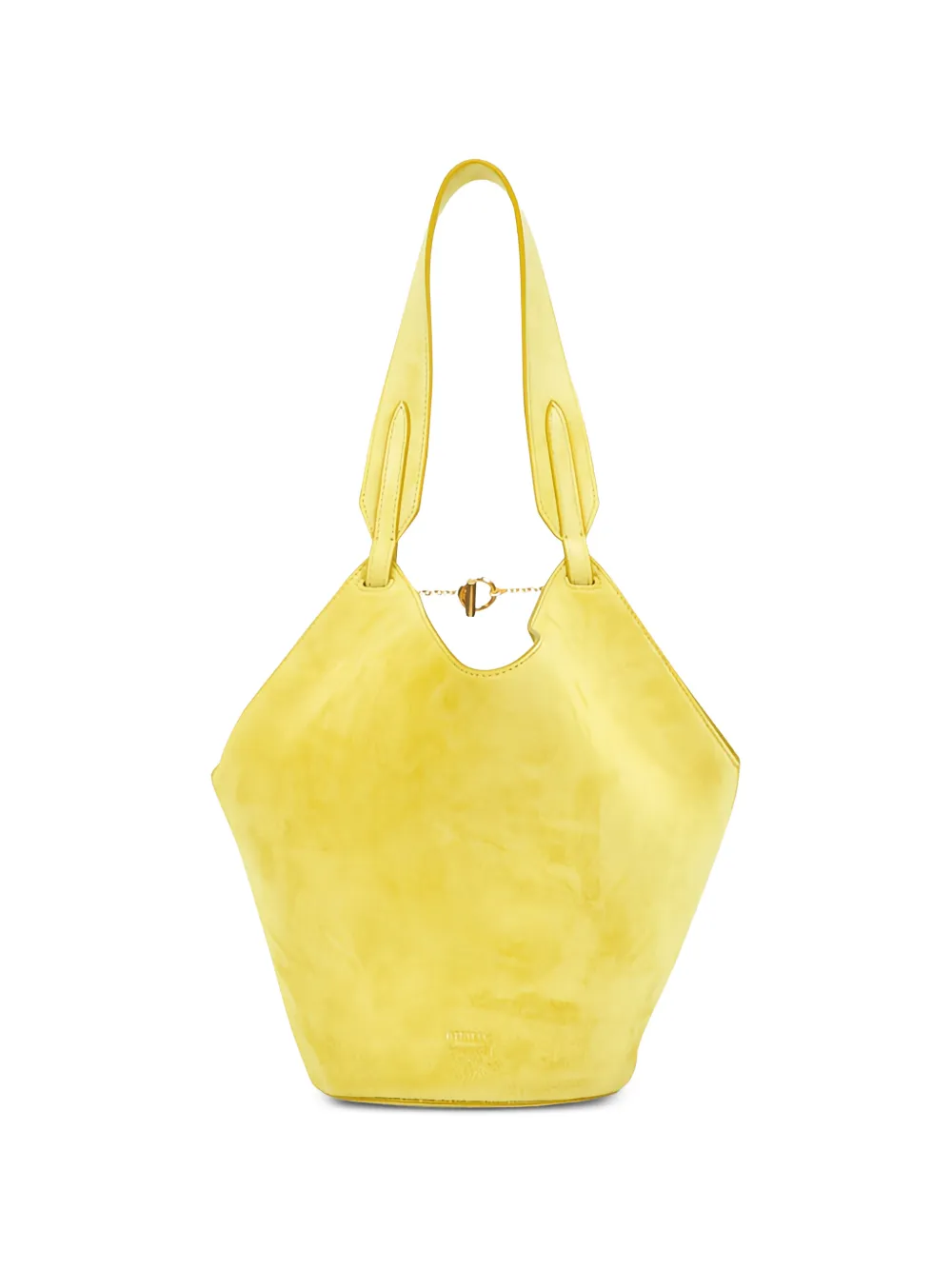 KHAITE mini Lotus chain tote bag - Giallo