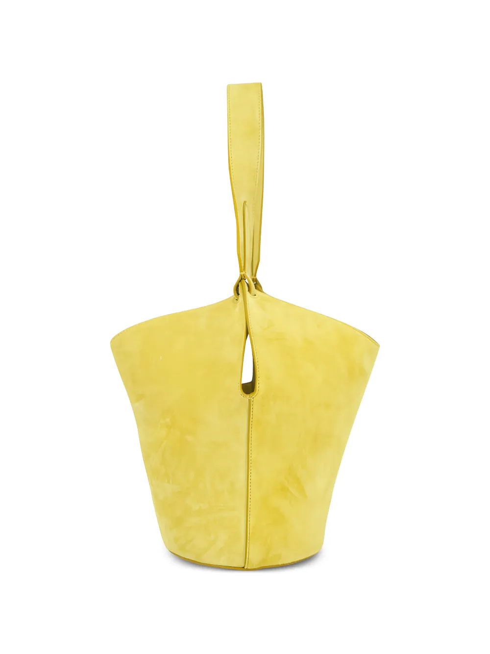  Khaite Mini Lotus Chain Tote Bag - Yellow 