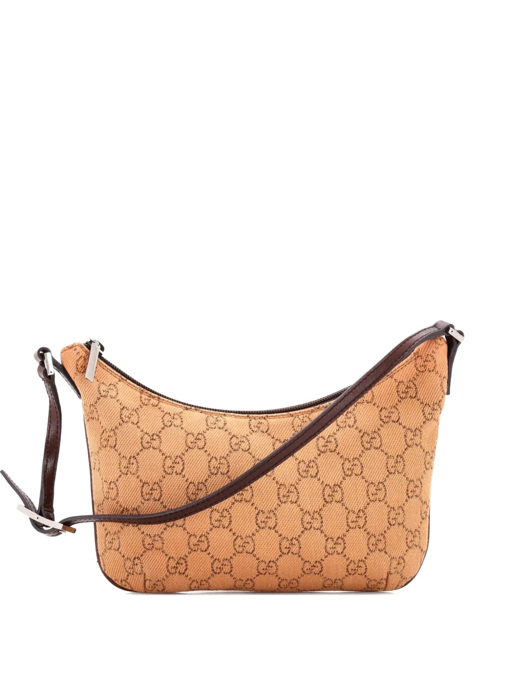 Gucci Pre-Owned Vintage Pochette Shoulder Bag GG Canvas Small hobo bag - Marrone