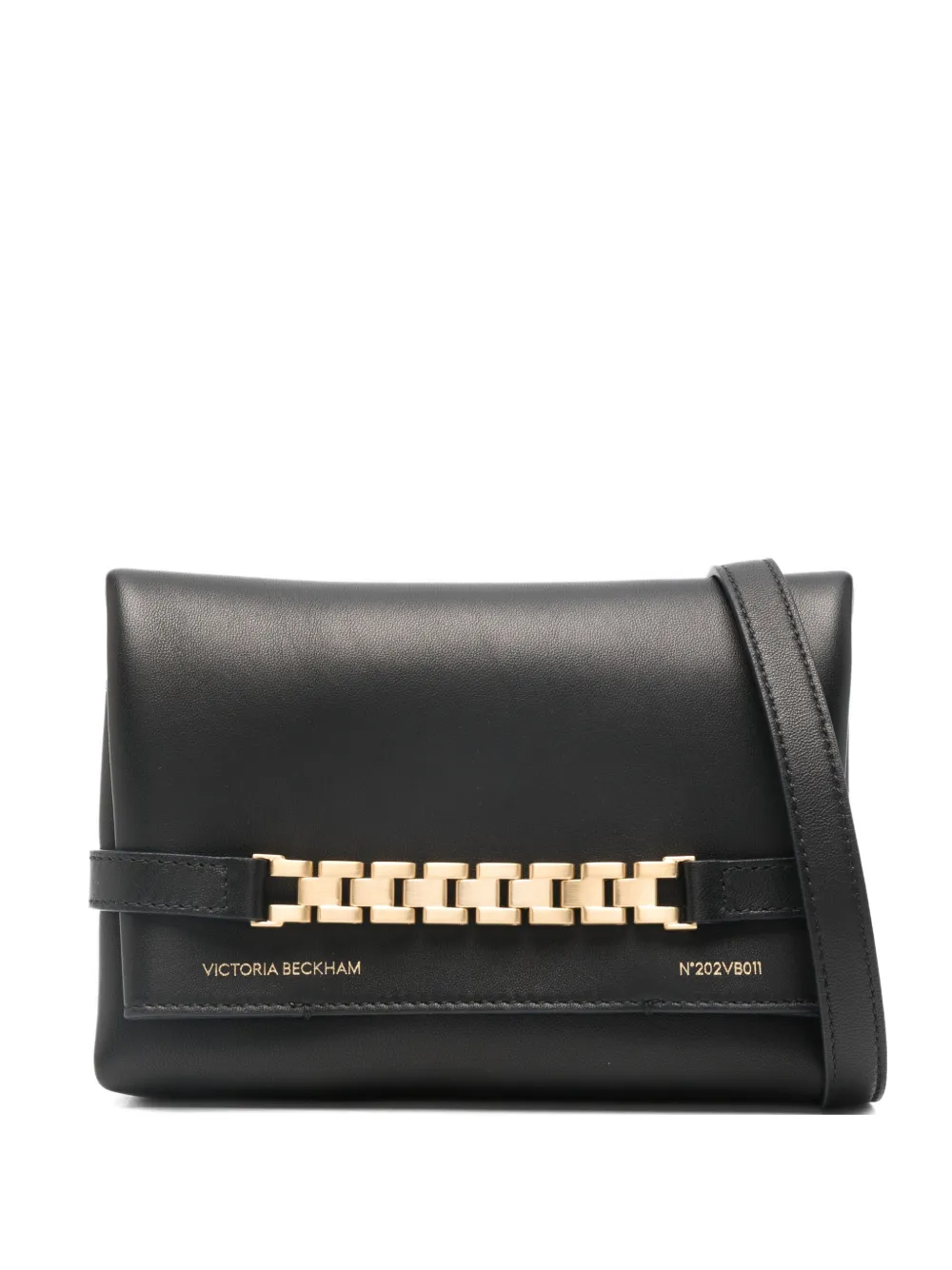 Victoria Beckham Chain Clutch Bag In Black