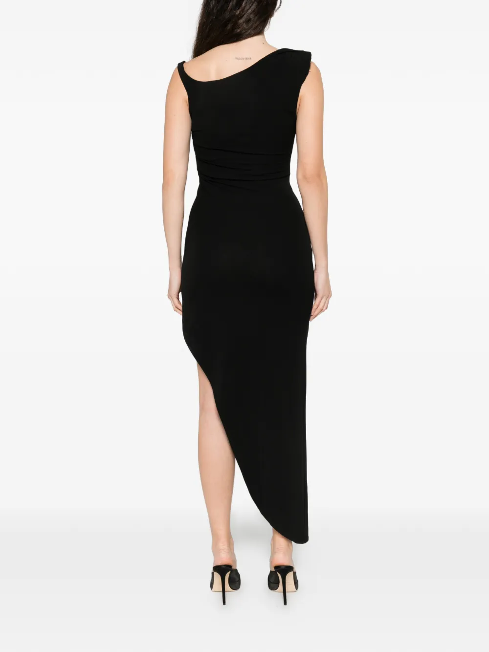 Elisabetta Franchi Mouwloze jurk Zwart