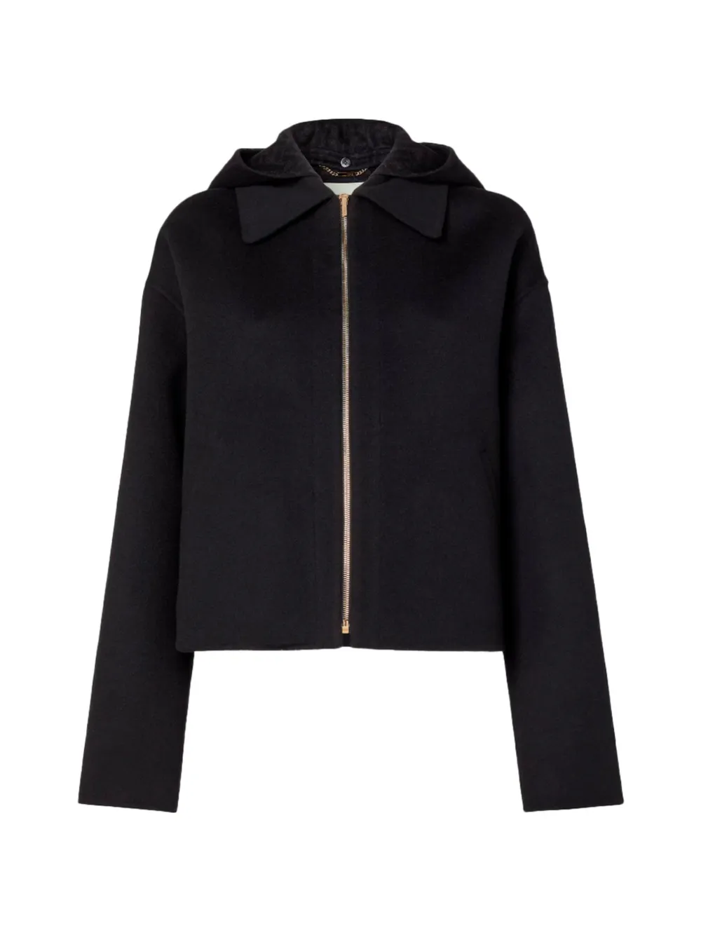 FENDI hooded zip-up jacket - Nero