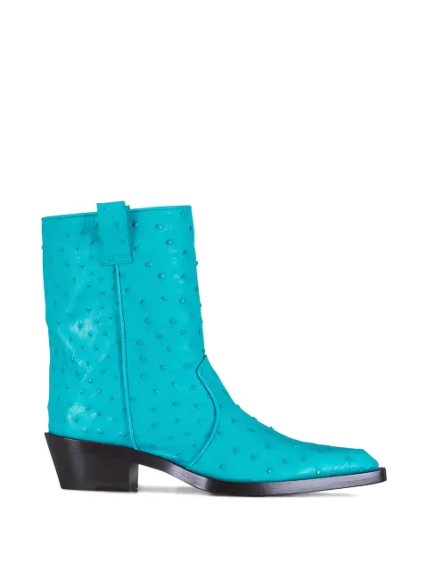 KHAITE botas de avestruz
