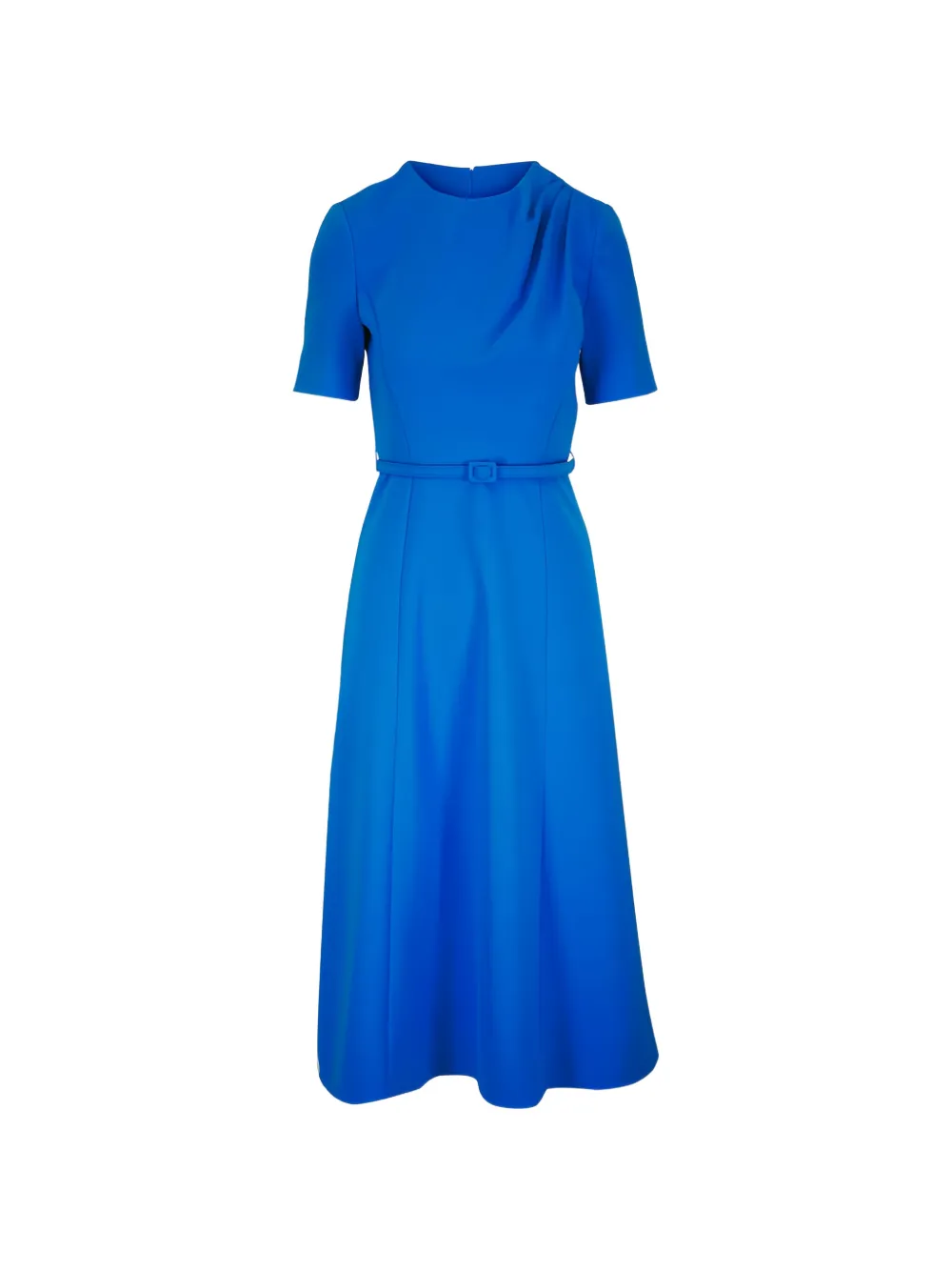 Carolina Herrera belted draped dress - Blu