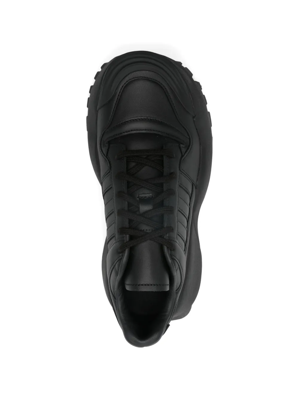 Willy Chavarria Forum sneakers met plateauzool Zwart